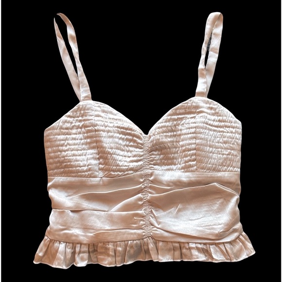 Og Collective Tops - Silk rose gold crop